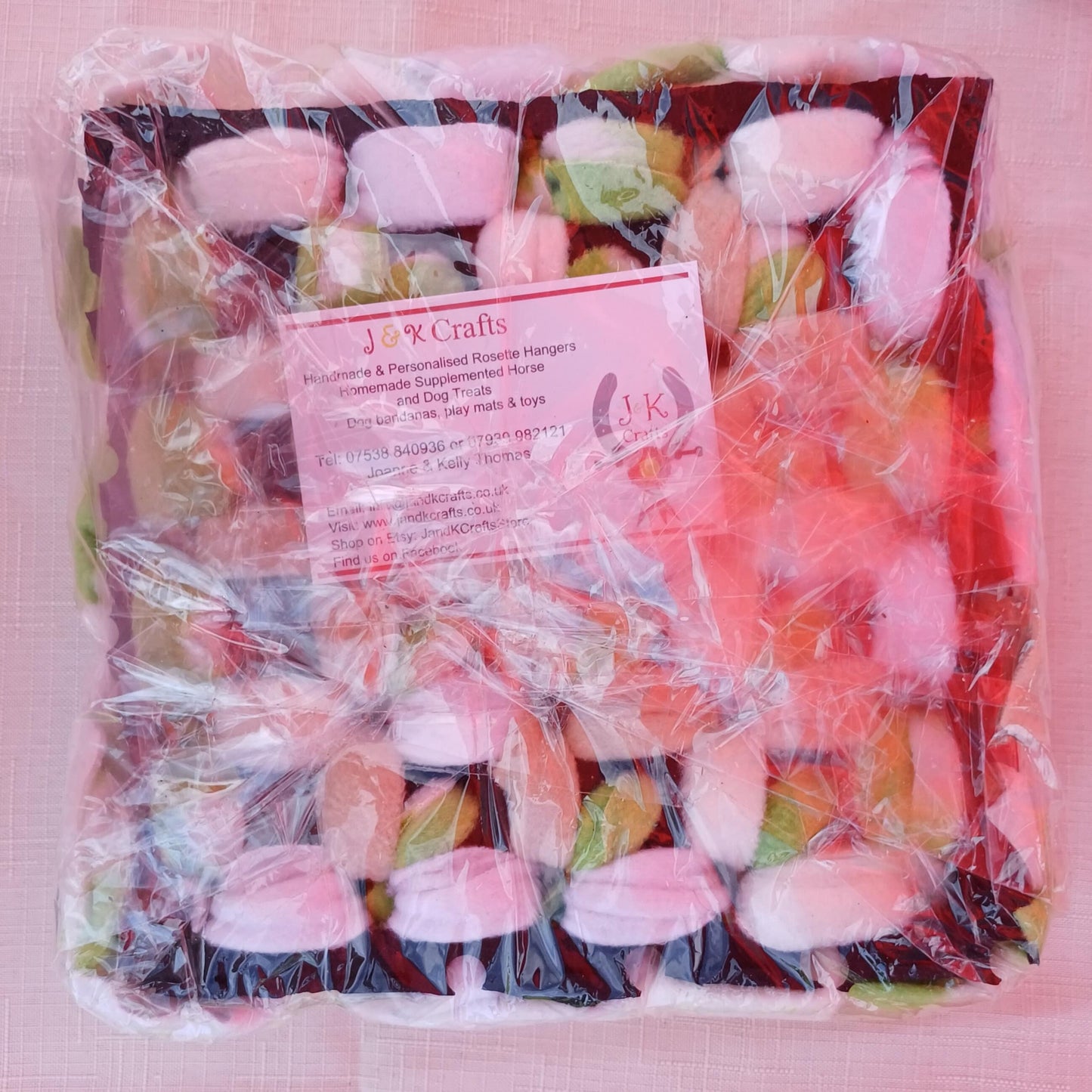 Green and White Playmat