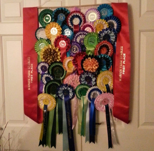 Personalised Handmade Rosette Hanger