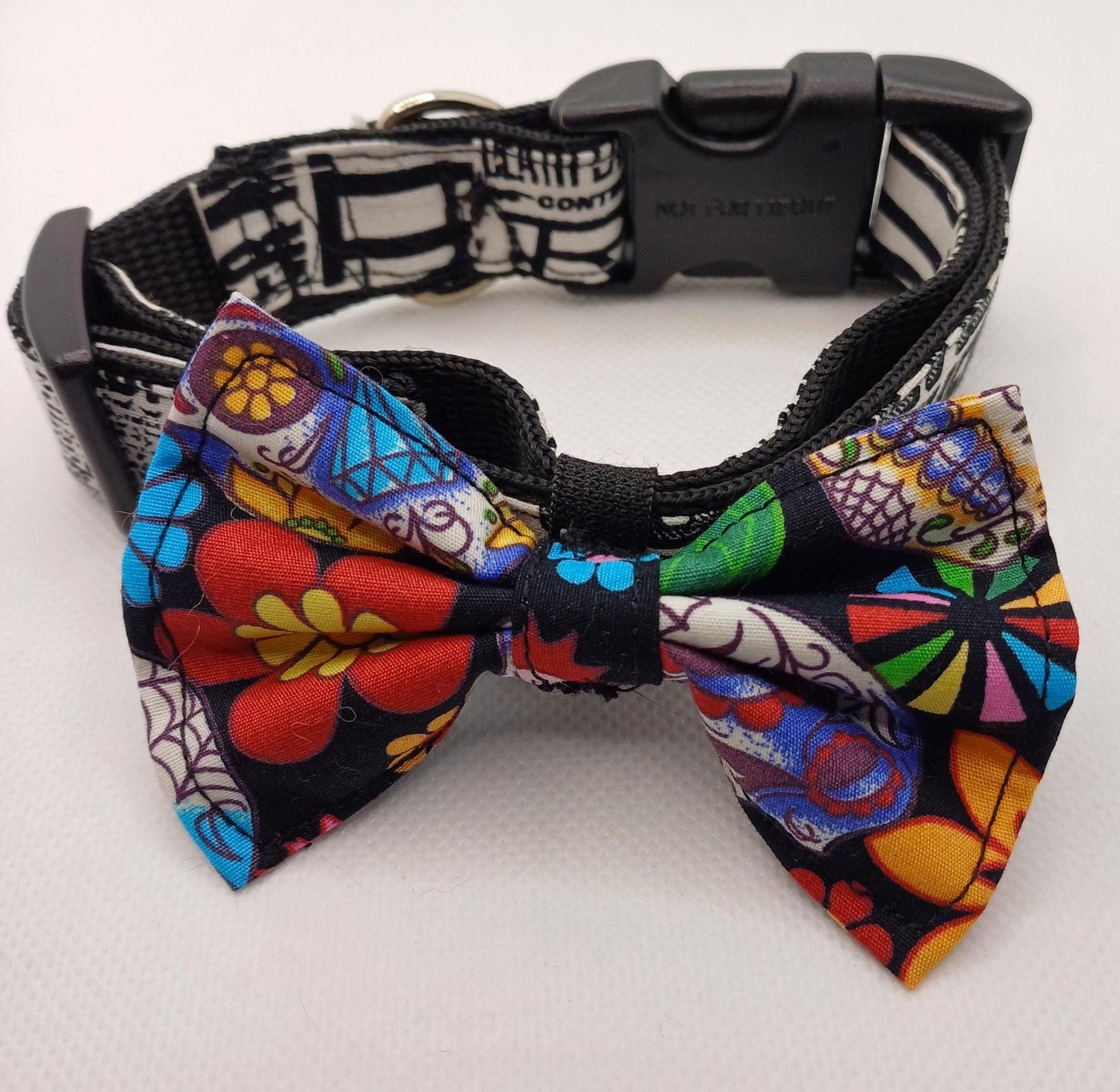 Day-of-the-Dead Bow Tie